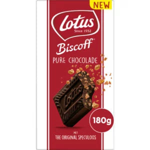 
            
                Load image into Gallery viewer, Lotus Biscoff Speculoos - Dark Chocolate Block 180g
            
        