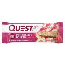 
            
                Load image into Gallery viewer, Quest Protein Bar White Chocolate Raspberry Flavour 60g
            
        