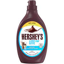 Hershey's LITE SYRUP CHOCOLATE Flavour sauce 524g