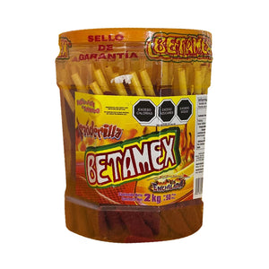 Betamex Tamarind Flavor Banderilla Candy Straw