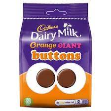 Cadbury Dairy Milk Orange Giant Buttons 110g