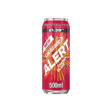 Lucozade Alert Cherry Blast Energy Drink 500 ml