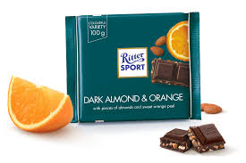 Ritter Sport Dark Almond & Orange 100g