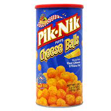 Pik.Nik Cheese Balls Puffs Chips 127g