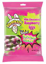 Warheads Sour Milk Chocolate Raspberry Eggs With Popping Candy 120g