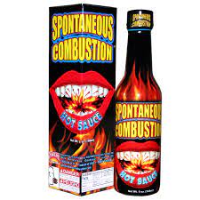 SPONTANEOUS COMBUSTION HOT CHILLI SAUCE 148ML