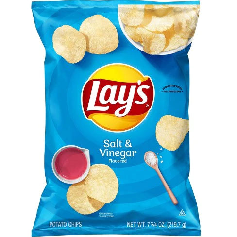 Lay's Salt & Vinegar Flavour Chips 184.2g