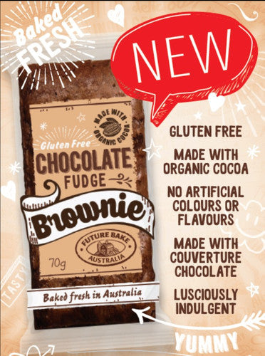 Chocolate fudge Brownie 70g "Gluten free "