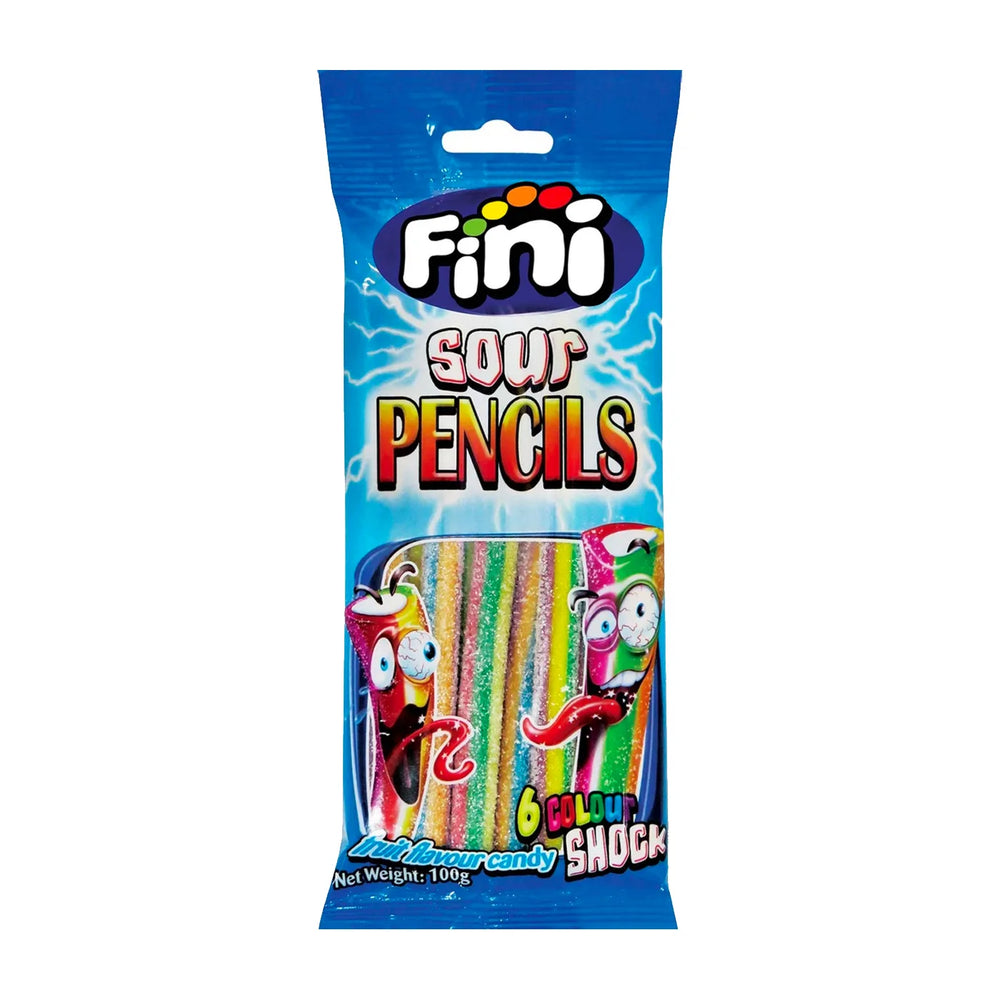 Fini 6 Colour Sock Sour Pencils 100g