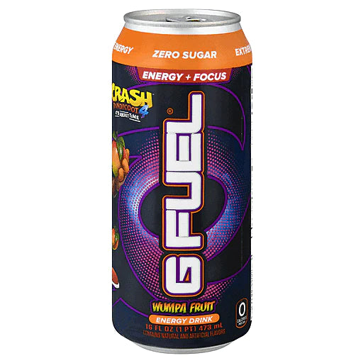 G Fuel Energy Drink Wumpa Fruit Flavour Energy & Focus, Zero Sugar