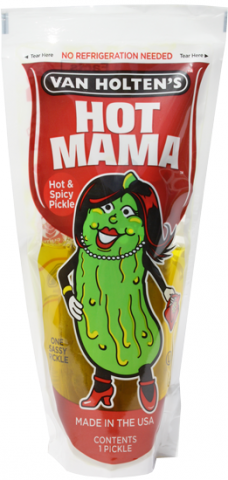 
            
                Load image into Gallery viewer, Van Holten&amp;#39;s Hot Mama Hot &amp;amp; Spicy Pickle in a Pouch 290g
            
        