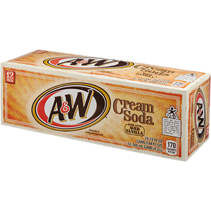 A & W Cream Soda 355ml