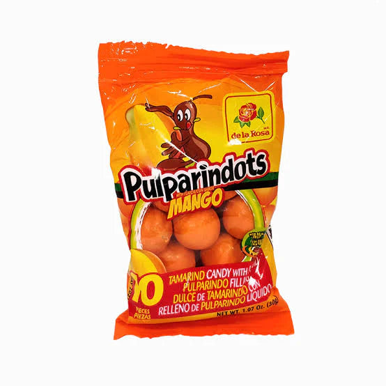 Pulparindots Mango Candy Tamarind with Liquid Pulparindo Filling 30g