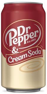 Dr Pepper & Cream Soda Can 355ml