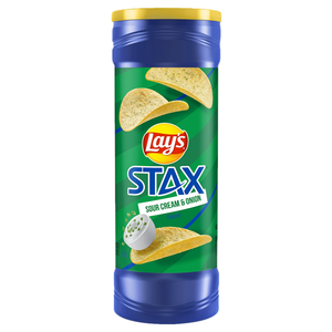 Lay's STAX Sour Cream & Onion CHIPS 155.9g