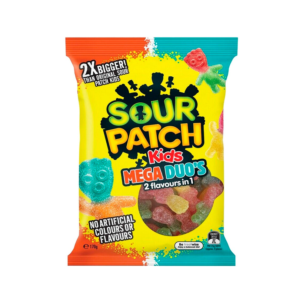 The Natural Confectionery Co Sour Patch Kids Mega Duos 170g