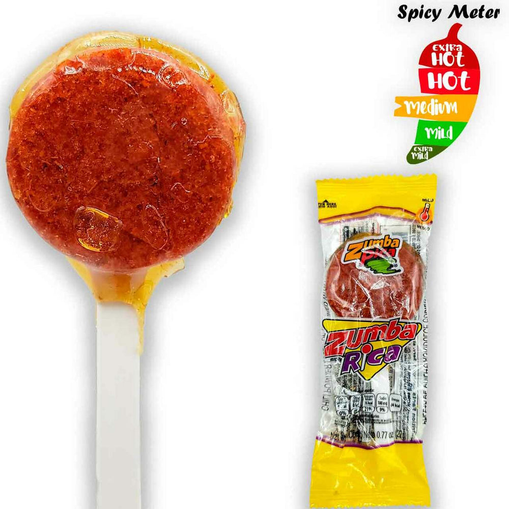 
            
                Load image into Gallery viewer, ZUMBA PICA CHILLI POWDER LOLLIPOP WITH CARAMEL 22G
            
        