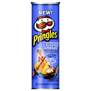 
            
                Load image into Gallery viewer, Pringles PARMESEAN &amp;amp; ROASTED GARLIC CHIPS 158G
            
        