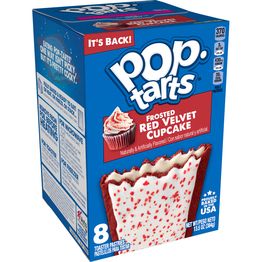 
            
                Load image into Gallery viewer, POP tarts Frosted RED VELVET Cupcake  384g
            
        