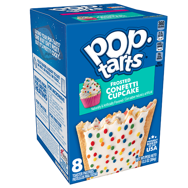 Pop Tarts Frosted Confetti Cupcake Flavour 384g