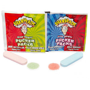 
            
                Load image into Gallery viewer, WARHEADS SOUR DIPPIN PUCKER PACKS 9G
            
        