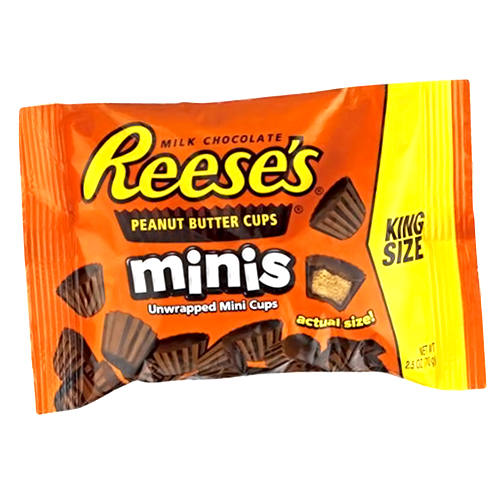 
            
                Load image into Gallery viewer, Reese&amp;#39;s Peanut Butter Cups Minis King Size 70g
            
        