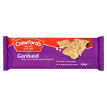 CRAWFORD'S GARIBALDI GOLDEN CRISPY BISCUITS FILLED W CURRANTS 100G