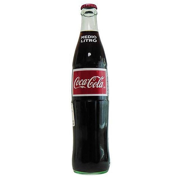 
            
                Load image into Gallery viewer, Mexican Coca Cola MEDIO lITRO GLASS BOTTLE 500ml
            
        
