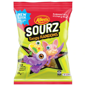 
            
                Load image into Gallery viewer, Allen&amp;#39;s Sourz Tangy Randomz 170g
            
        