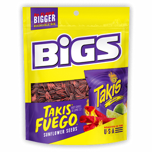 
            
                Load image into Gallery viewer, BIGS TAKIS FUEGO sunflower seeds 152g
            
        