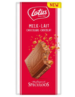Lotus Biscoff Speculoos - Milk Chocolate Block 180g