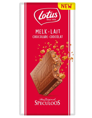 
            
                Load image into Gallery viewer, Lotus Biscoff Speculoos - Milk Chocolate Block 180g
            
        