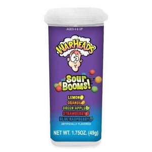 
            
                Load image into Gallery viewer, WARHEADS SOUR BOOMS CHEWY CANDY 49G
            
        