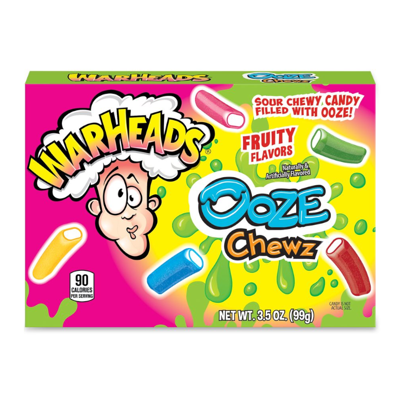 Warheads OOze Chewz fruity flavours 99g