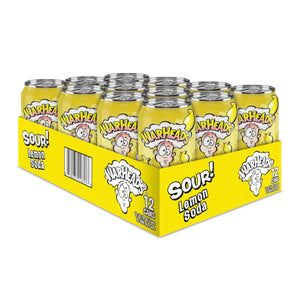 WARHEADS SOUR LEMON SODA CAN 12 x 355ML